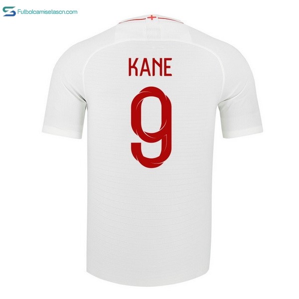 Camiseta Inglaterra 1ª Kane 2018 Blanco
